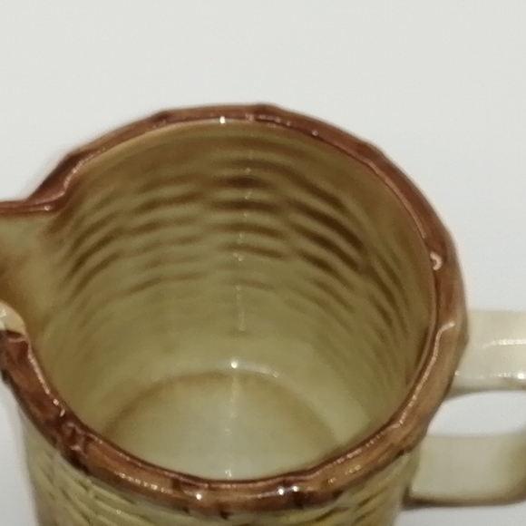 VTG Otigiri Basket Weave Sugar/Creamer/Butter Set - Picture 9 of 16